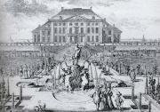 unknow artist One of a series of eight etchings of Het Loo oil painting reproduction